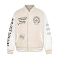 Veste Patchwork Manches Cuir — Grozavu | Coupe Streetwear Premium
