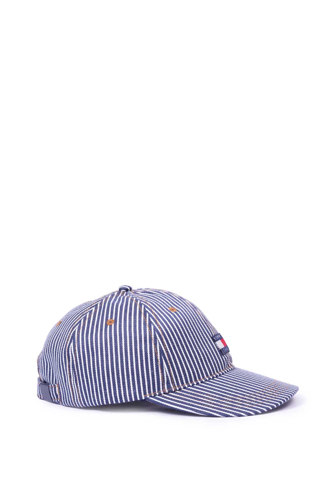 TOMMY JEANS - Men's Heritage striped baseball cap-5