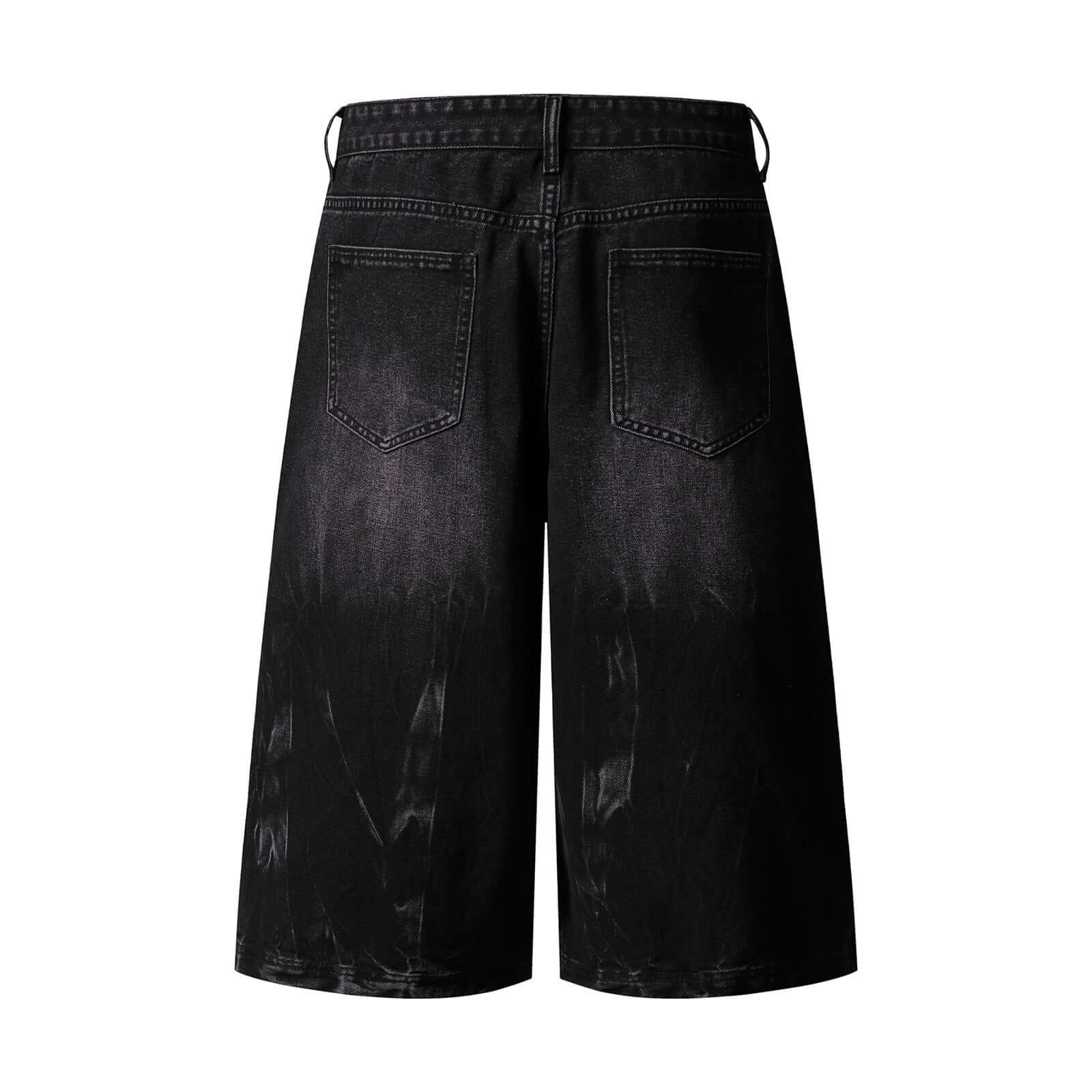 Pantalon Street Distressed Colorblock — Noir | Coupe Premium