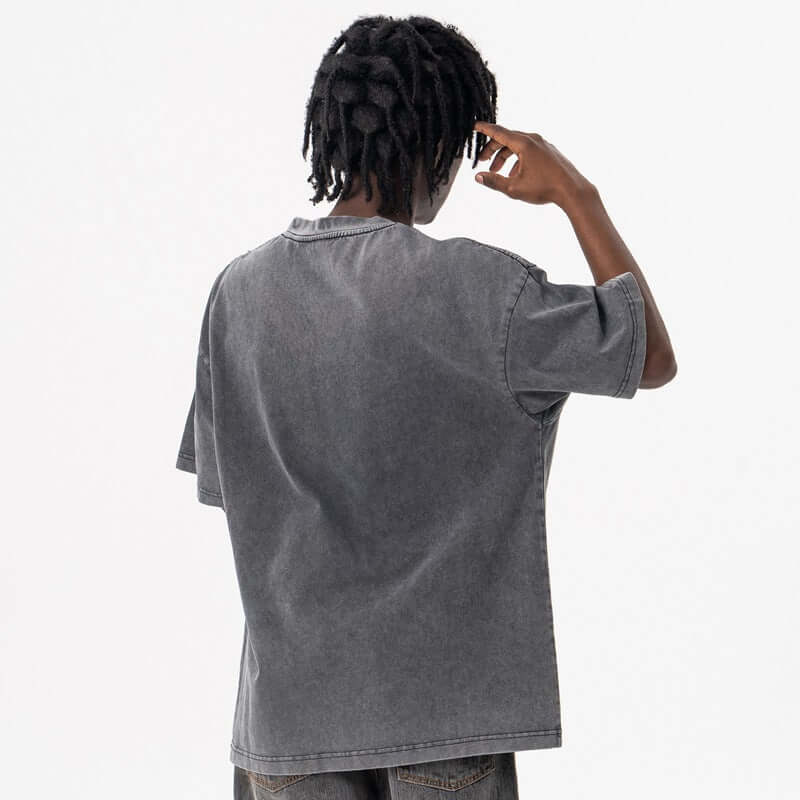T-Shirt Graphique World — Noir | Coupe Signature Grozavu