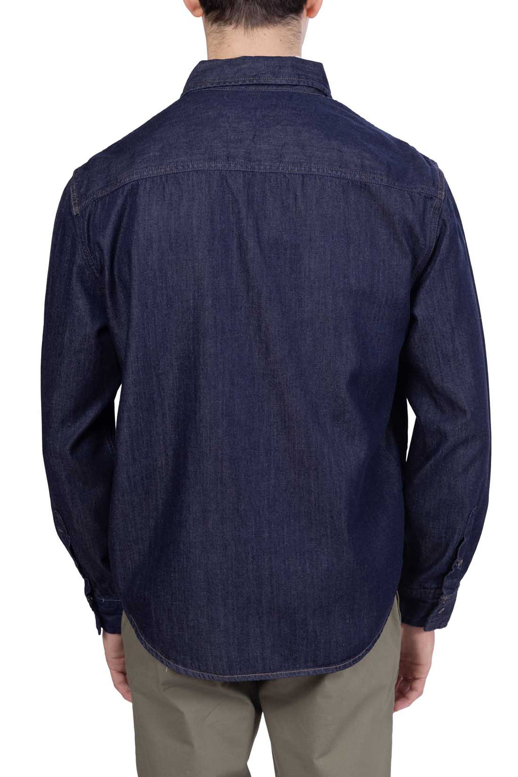 CALVIN KLEIN JEANS - Camicia uomo in denim con logo-6
