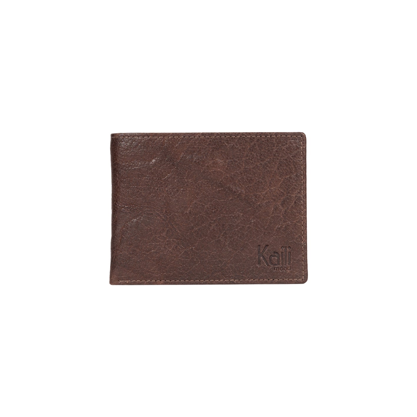 K10603BB | Men's wallet in genuine full-grain leather, Volanata. Dark Brown color. Pocket p/coins. Size when closed: 12.5 x 9.3 x 1 cm. Packaging: hard bottom/cover Gift BoxPortefeuille homme en cuir pleine fleur véritable, Volanata. Couleur marron foncé.
