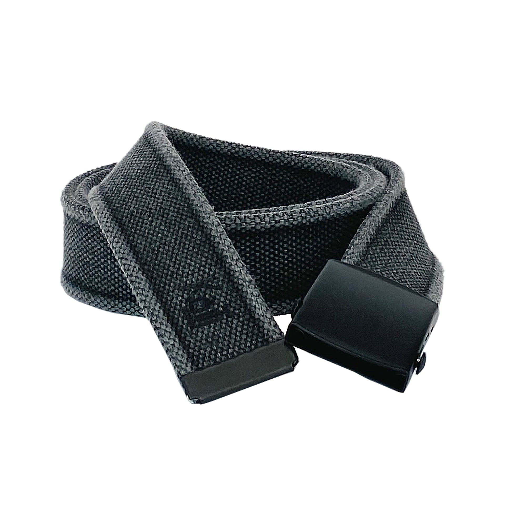 K4010KB | Cintura Nastro Canvas Stone Washed Col. Antracite con Fibbia Nero Opaco. Dimensioni: cm 125 x 4 x 0,5 Taglia Unica - Accorciabile. Confezione: Gift Box rigido fondo/coperchio                         Ceinture ruban en toile délavée anthracite