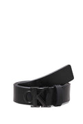 CALVIN KLEIN JEANS - Men's belt with monogram buckle-2