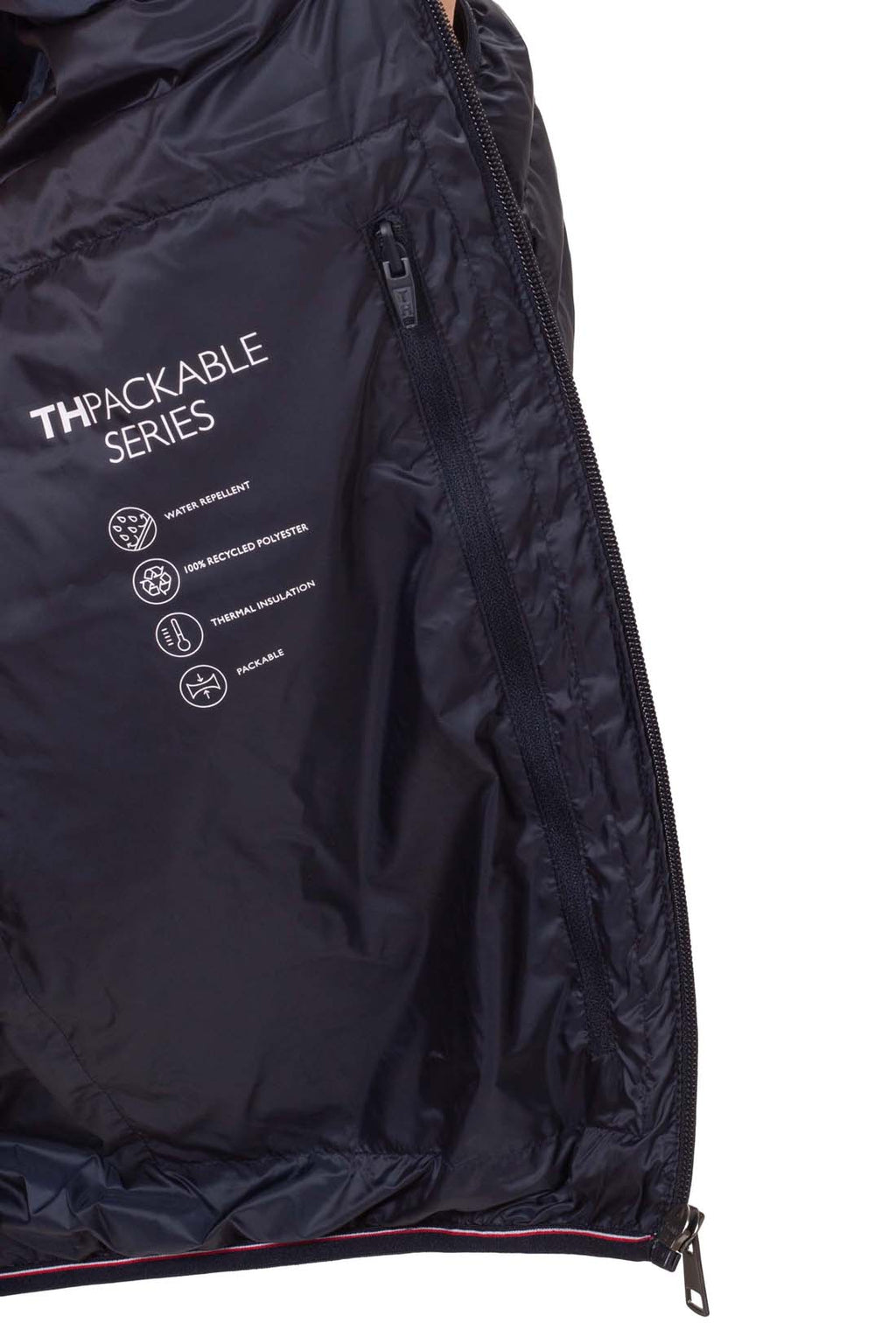 TOMMY HILFIGER - Men's padded packable jacket  - Size S-25