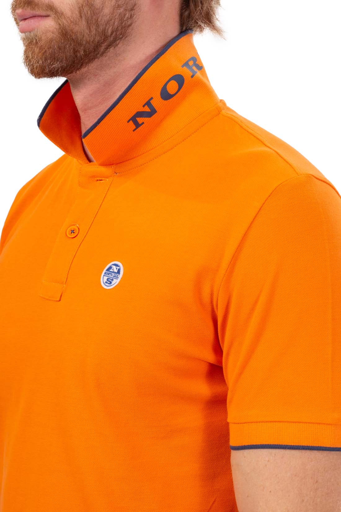 NORTH SAILS -Polo classique pour homme avec détails contrastés                     Men's regular polo shirt with contrasting details