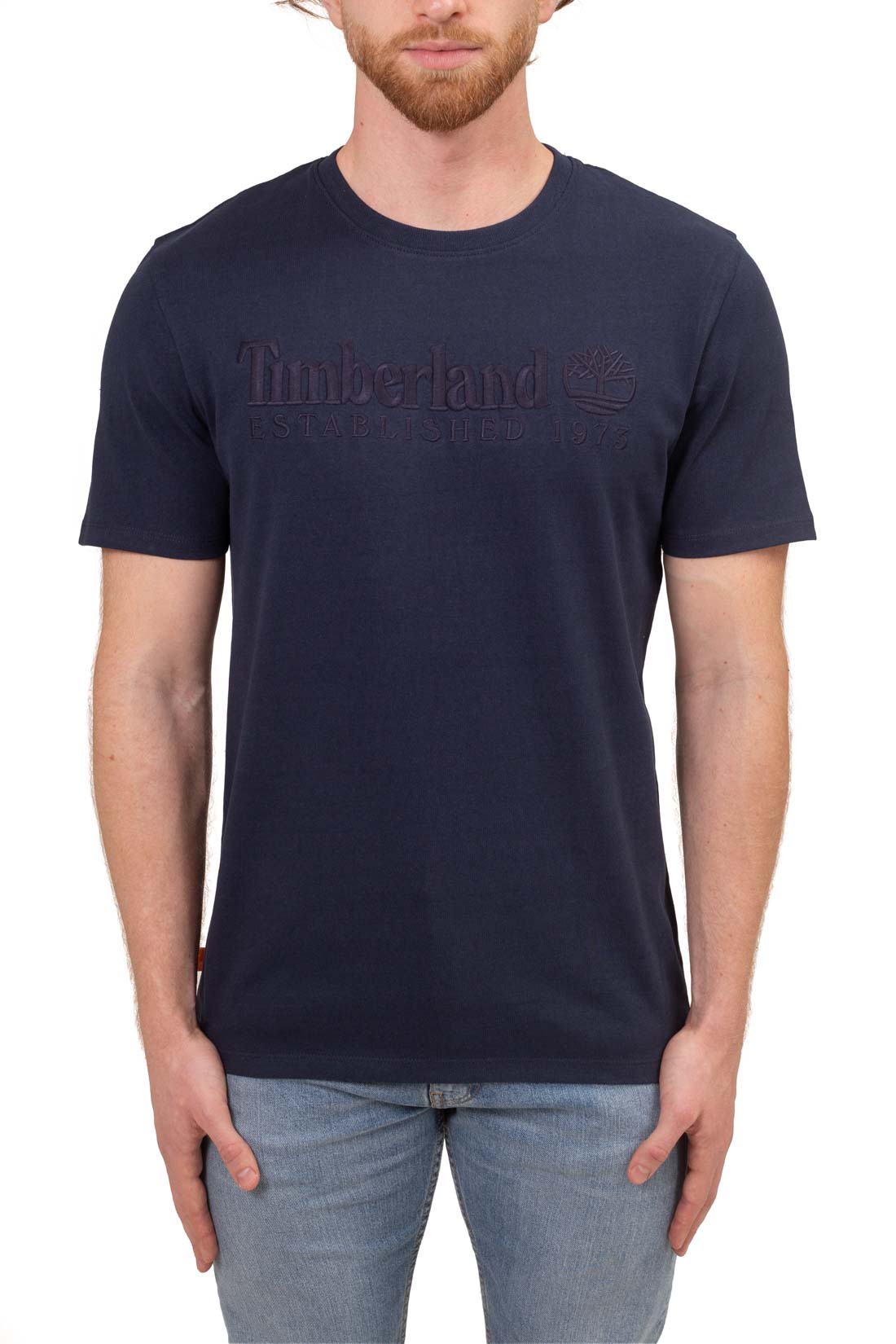TIMBERLAND - Men's regular T-shirt with embroidered logo-4