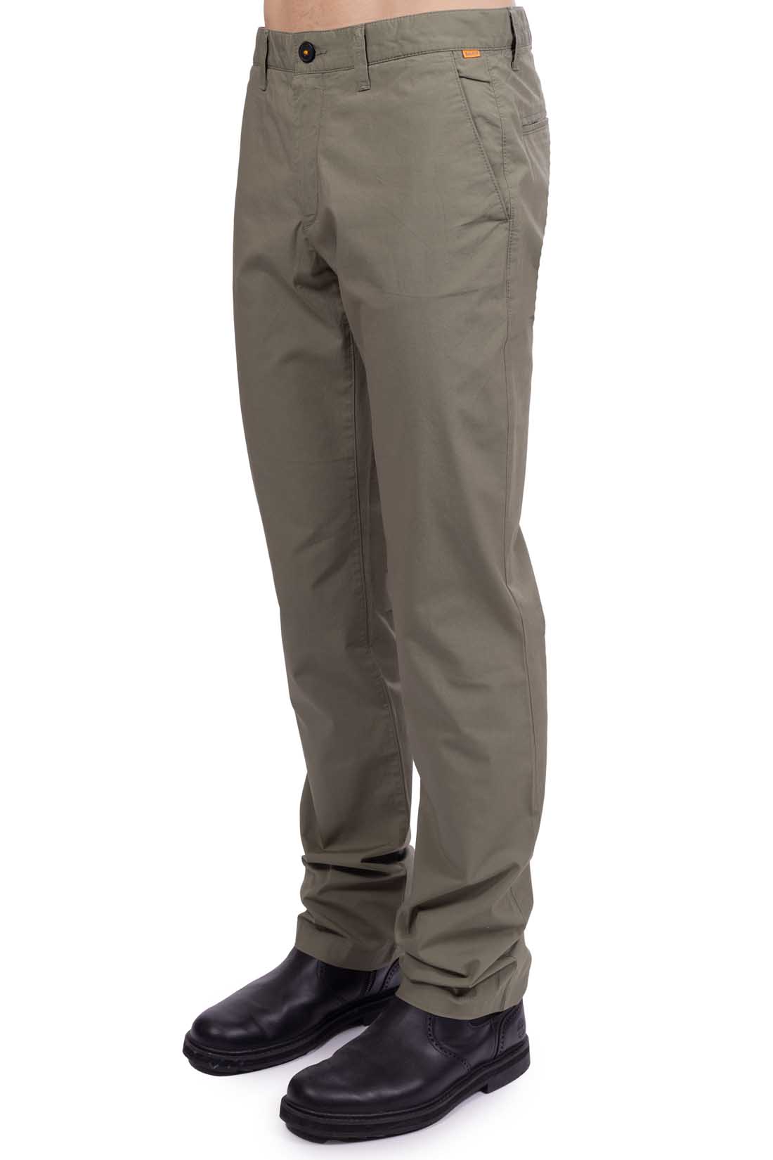 TIMBERLAND - Men's chino trousers with logo patch-21