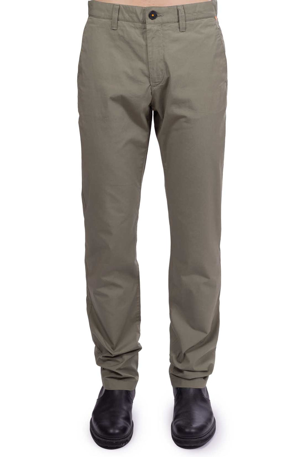 TIMBERLAND - Men's chino trousers with logo patch-23