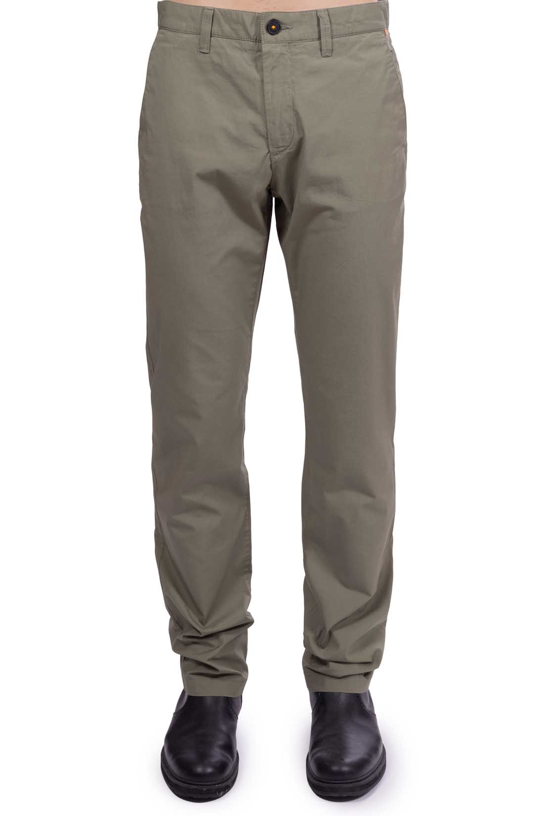 TIMBERLAND - Men's chino trousers with logo patch-27