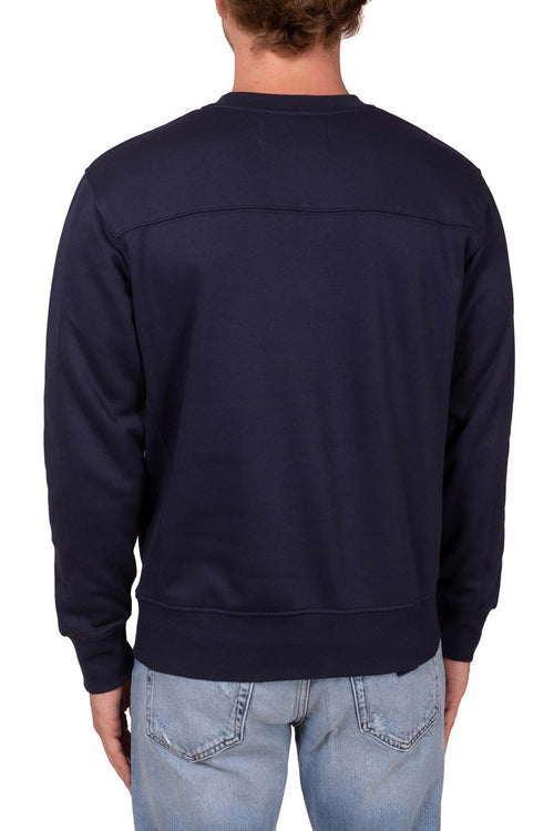 CALVIN KLEIN JEANS - Felpa uomo con ricamo logo  - Taglia XS-10