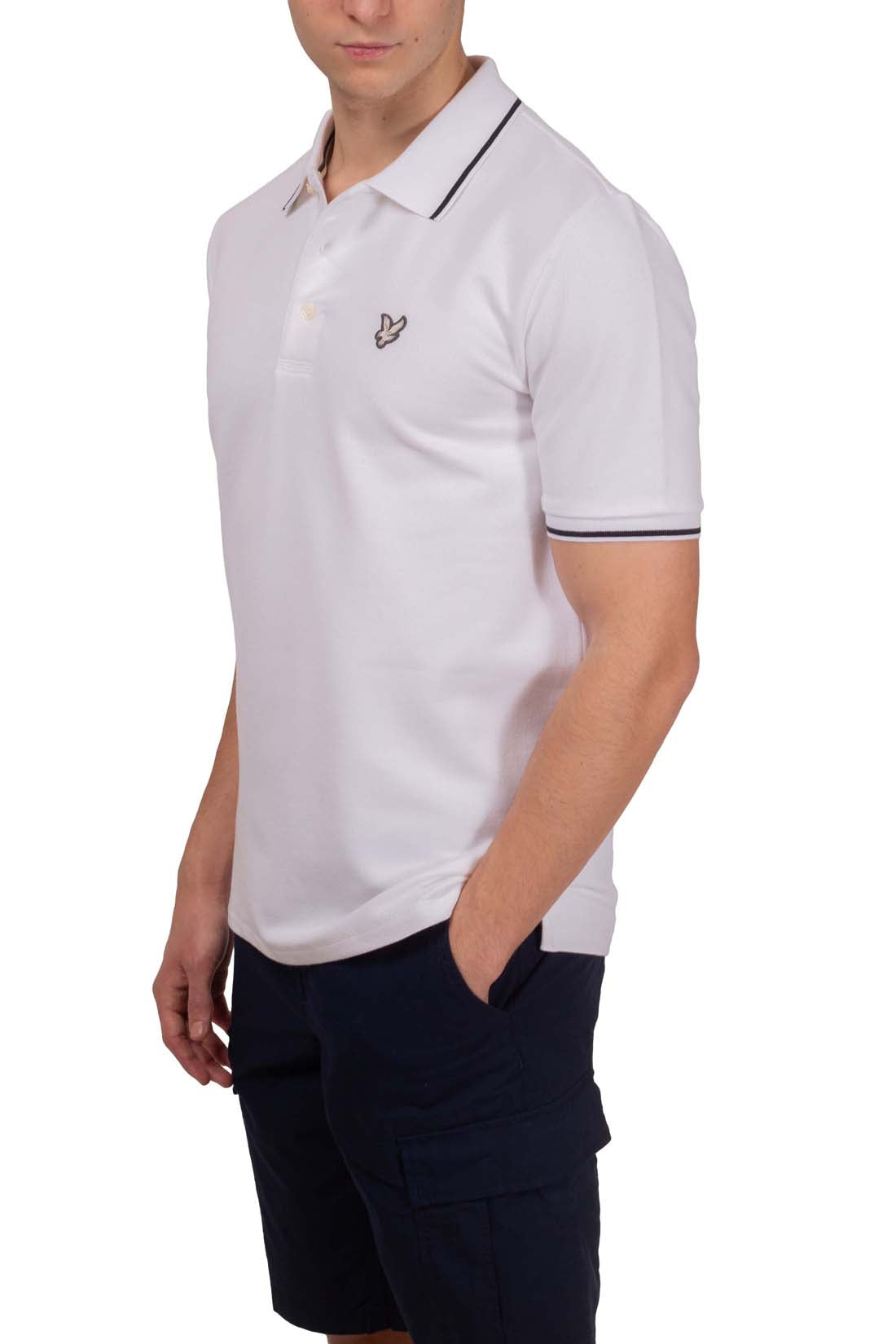 LYLE & SCOTT - Men's polo shirt with flatback pique  - Size XXL-11