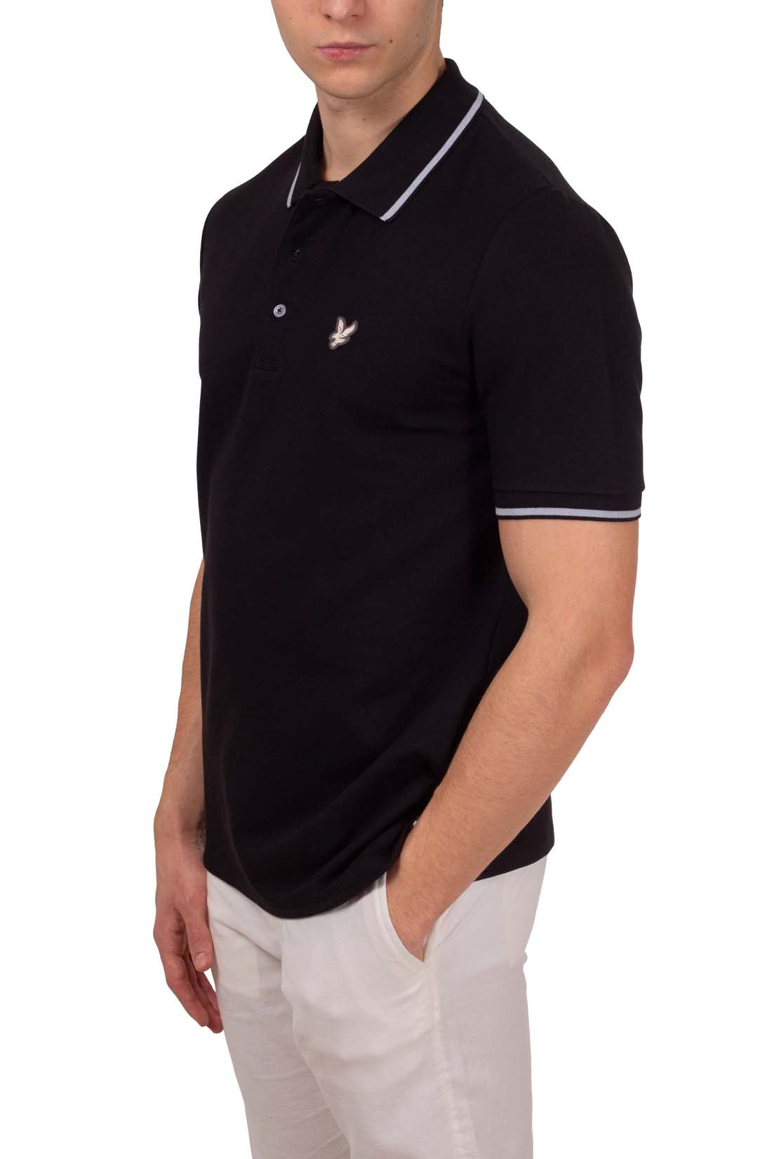LYLE & SCOTT - Men's polo shirt with flatback pique  - Size XXL-27