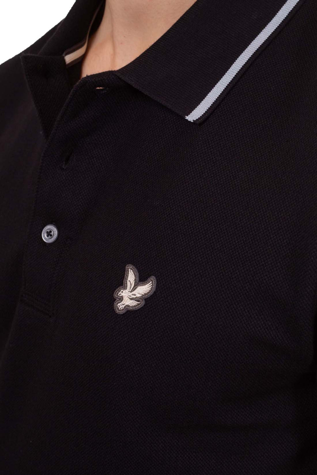 LYLE & SCOTT - Men's polo shirt with flatback pique  - Size XXL-36