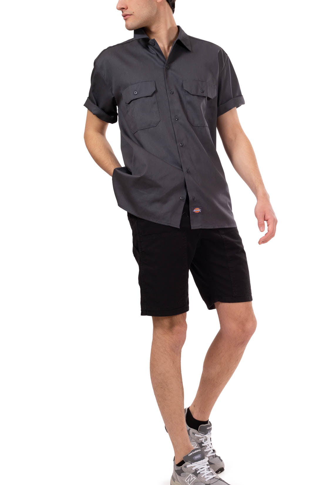 DICKIES - Camicia uomo a maniche corte con dettaglio signature-1