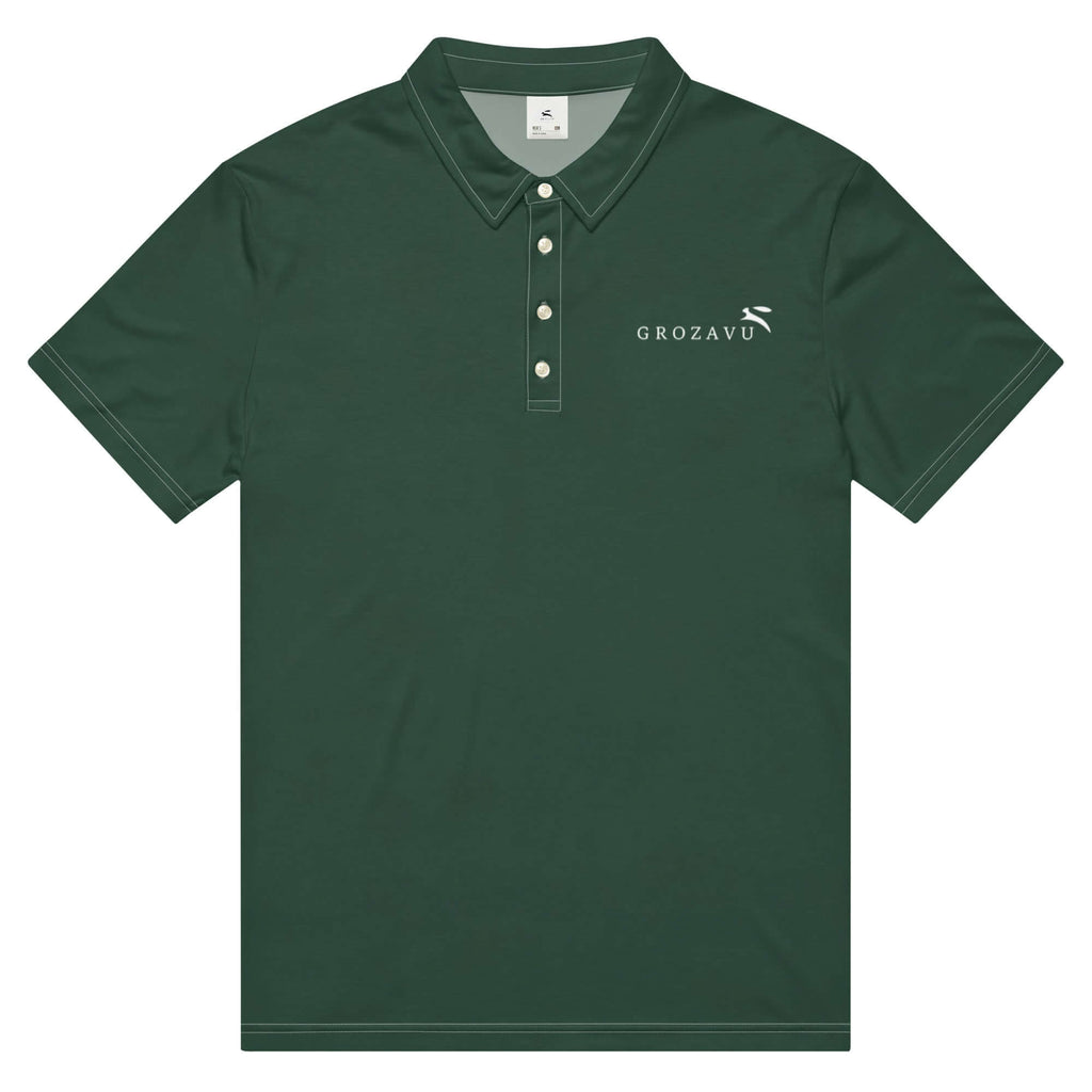 Polo Slim Fit Imprimé All-Over — Grozavu | Élégance Quotidienne