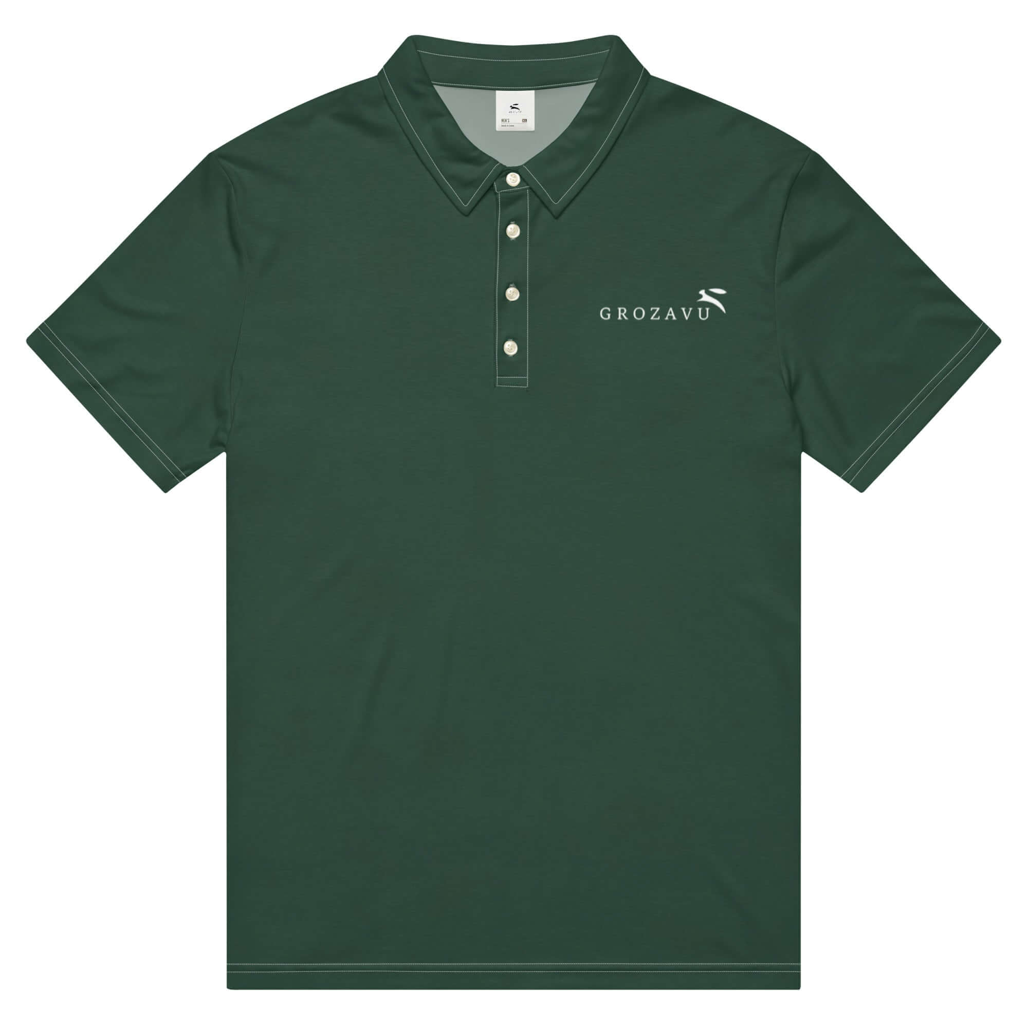 Polo Slim Fit Imprimé All-Over — Grozavu | Élégance Quotidienne
