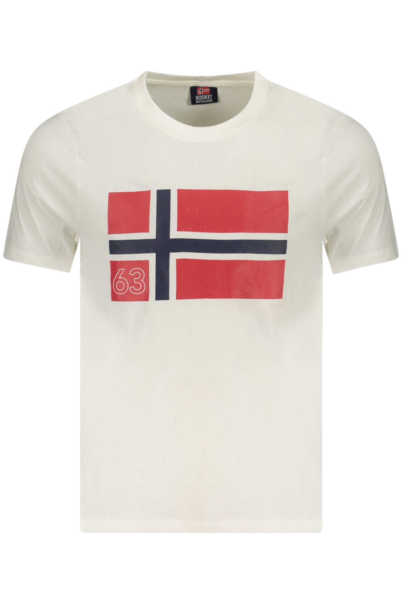 Norway 1963 T-Shirt Homme Manches Courtes Blanc