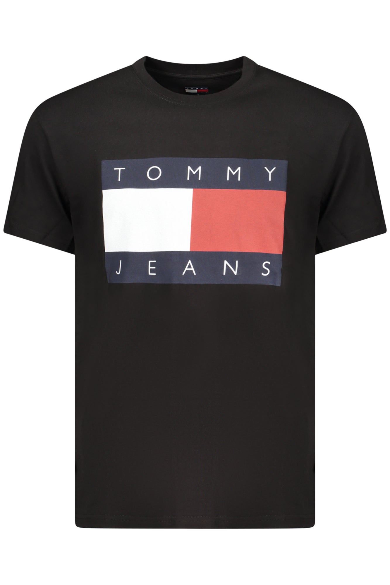 Tommy Hilfiger T-Shirt Homme Manches Courtes Noir