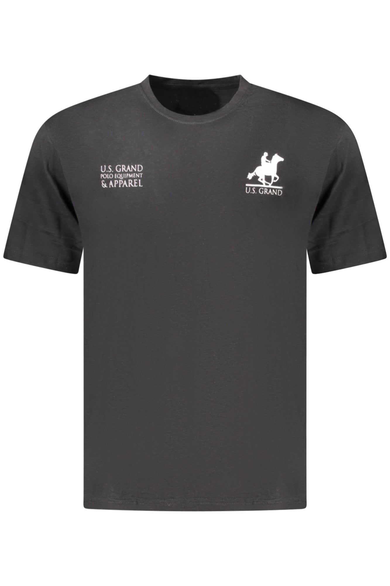 U.S. Grand T-Shirt Homme Manches Courtes Noir