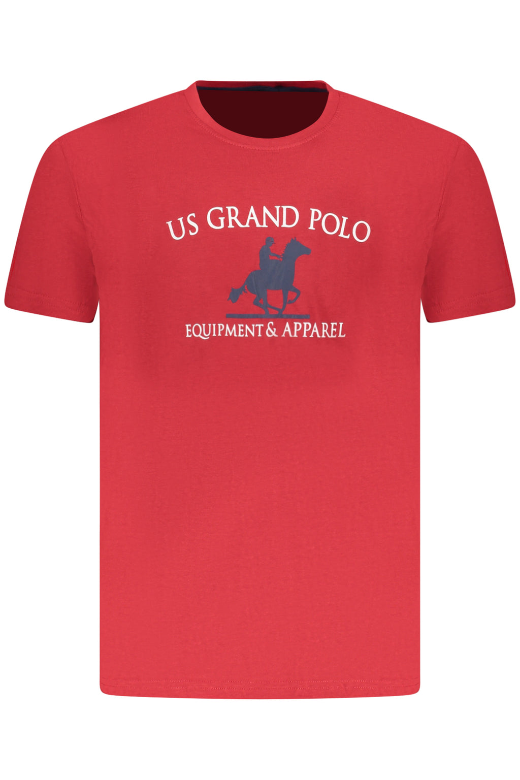 U.S. Grand T-Shirt Homme Manches Courtes Rouge