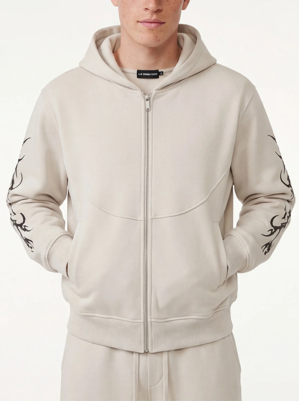 Survêtement Zippé — Grozavu | Ensemble Hoodie & Pantalon Premium
