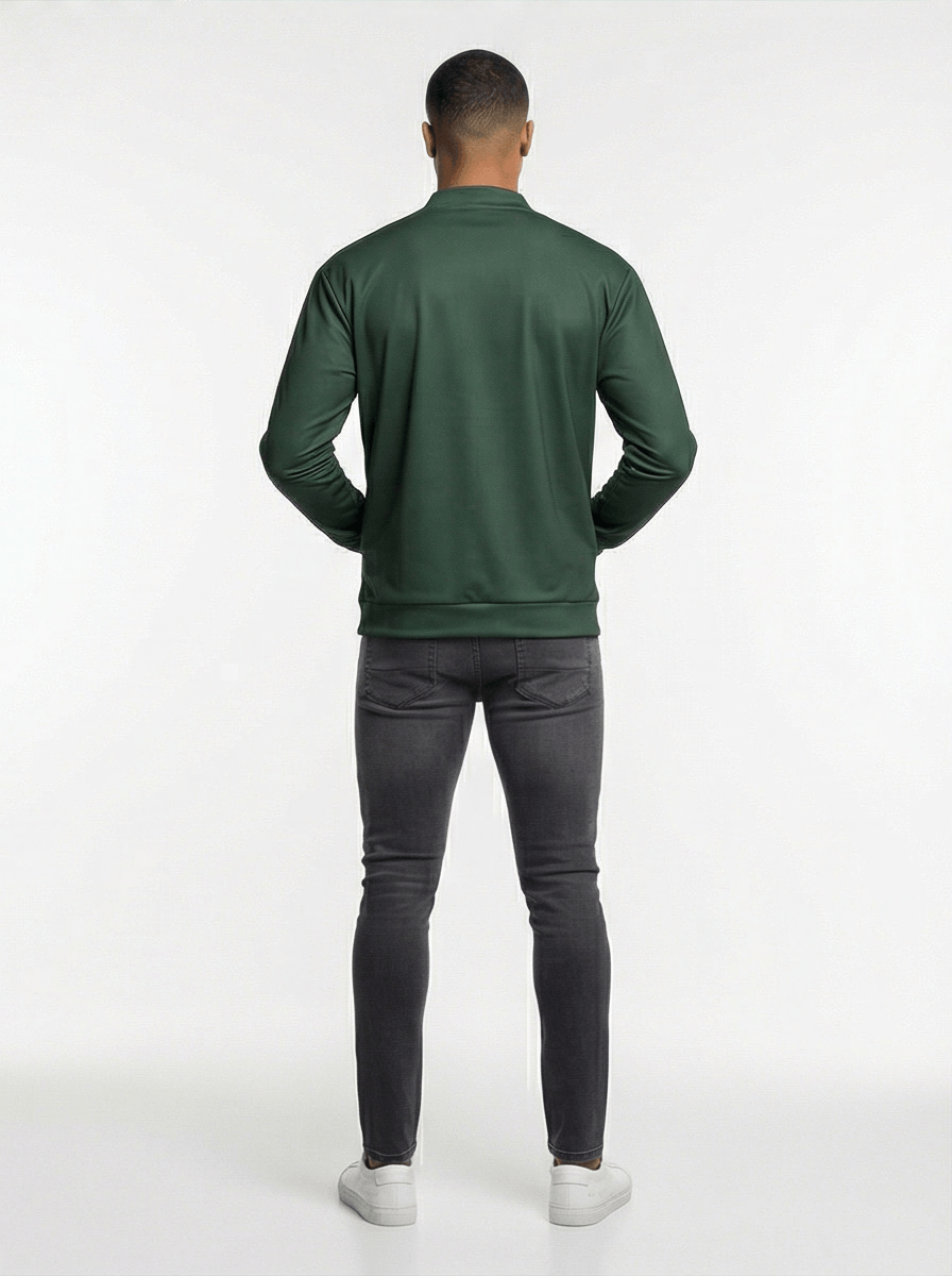 Bomber Veste Aérodynamique Fibre Organique — Grozavu | Détails Raffinés